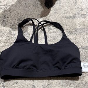 Lululemon Energy Black Strappy Sports Bra